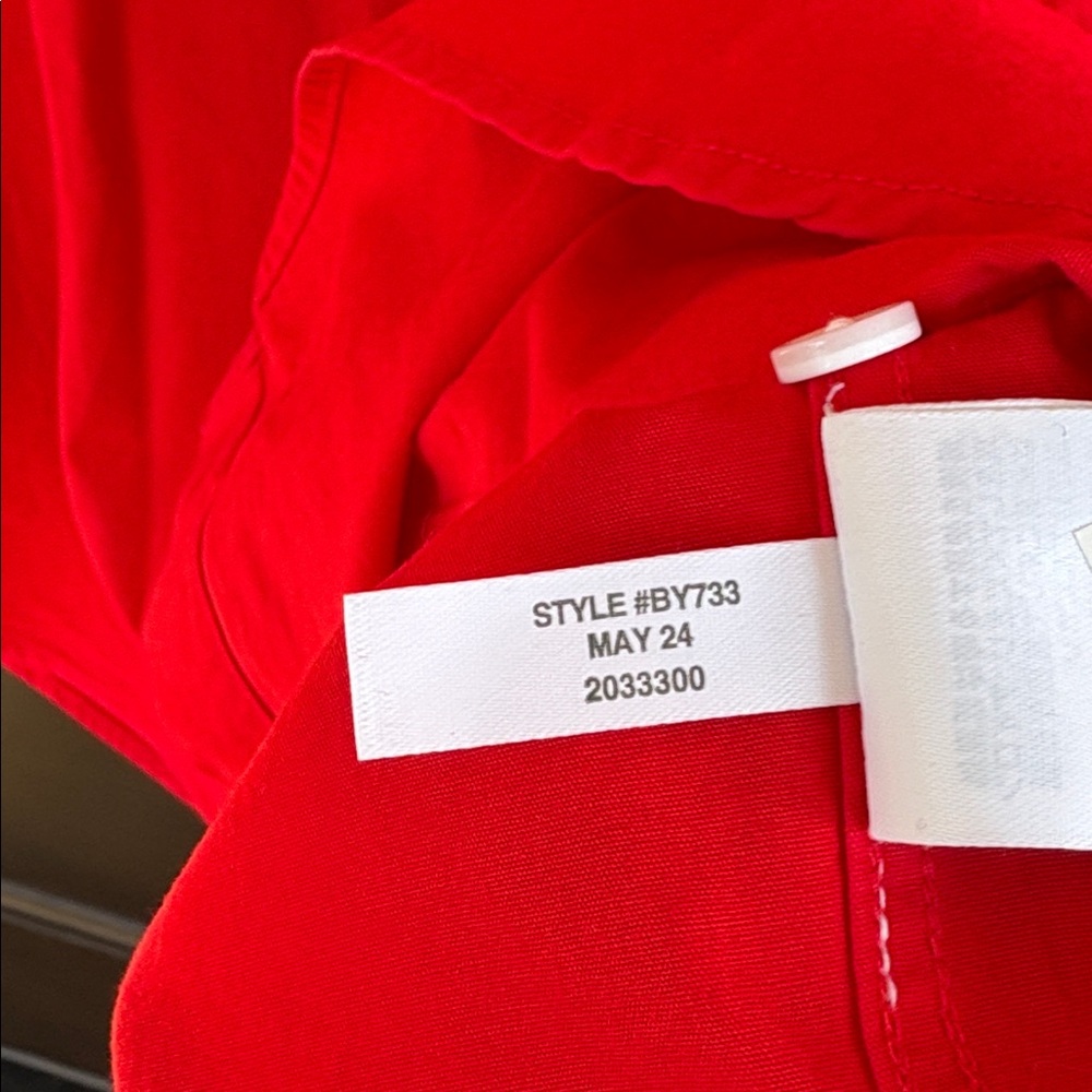 J. Crew Red Button-Up Shirt - Picture 8 of 13